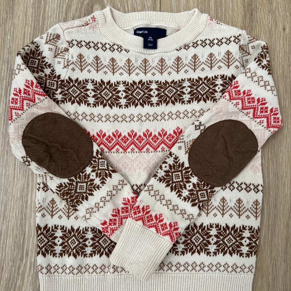 GapKids Cozy Sweater with Elbow Patches